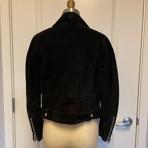 ACNE SUEDE MOCK LEATHER JACKET - Picture 4 of 8
